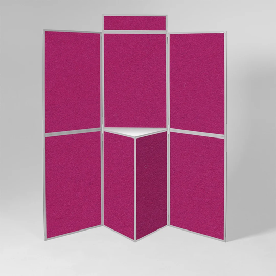 Free-Standing Bulletin Board 200cm H x 210cm W