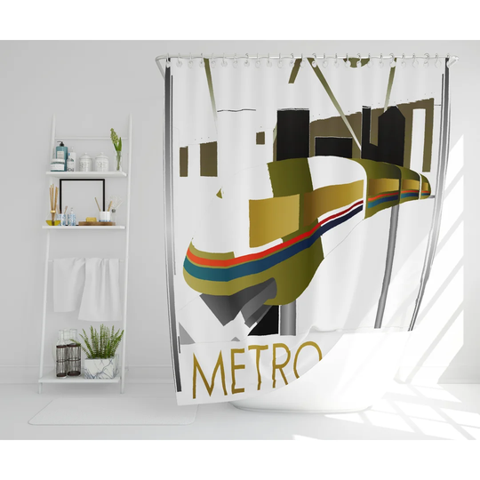 Fleury Polyester Shower Curtain Set