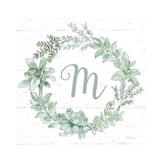 Farmhouse Cotton X v2 Sage by Beth Grove - Wrapped Canvas Graphic Art