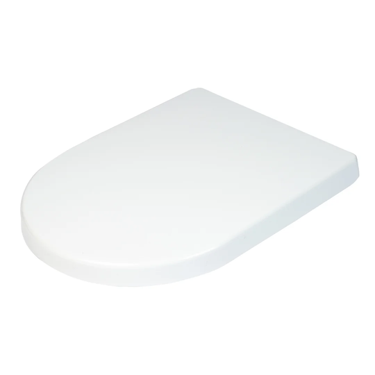 Verano Soft Close D Shaped Standard Toilet Seat