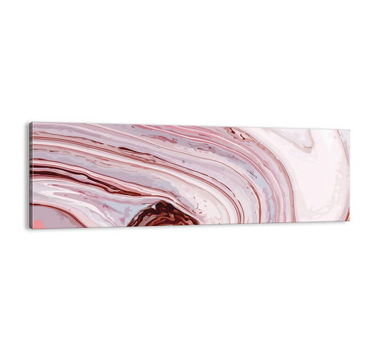 Straight, Then Right Down - Unframed Graphic Art Print on Canvas