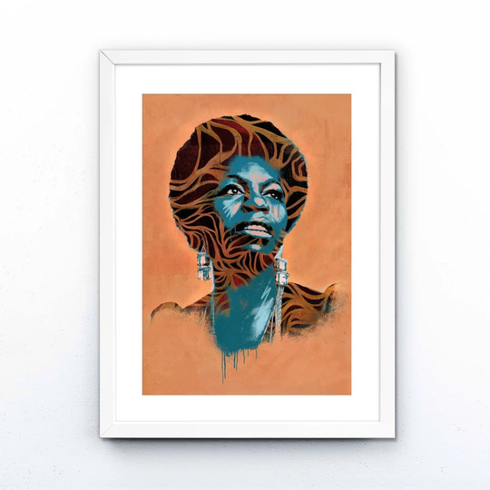 Nina Simone - Art Prints on Canvas