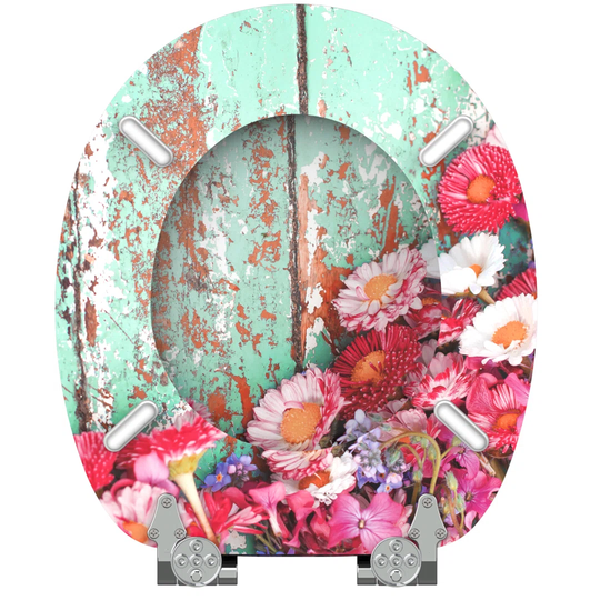 Spring Soft Close Elongated Toilet Seat