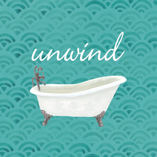 Bathtub Unwind - Wrapped Canvas Art Prints