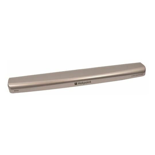 Fridge Freezer Top Front Fascia for Hotpoint Fridges and Freezers