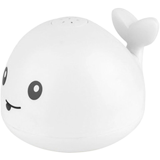 Baby Bath Toys Whale Automatic Spray Water Toy with led Light Induction Sprinkler Bathtub Shower Toys for Toddlers Infants, White - White