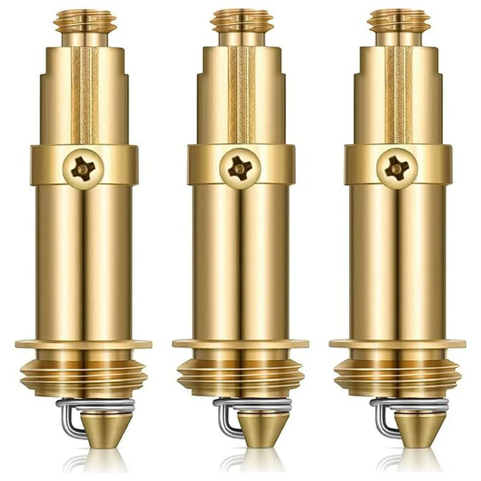 BR-Life 3 Pcs Pop-up Basin Spring Bolt Brass Spring Plug Brass for Most Sink Bathtub Basin Drain Plug Internal Spring Bolt