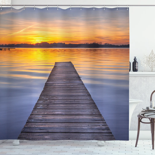 Besnard 13 Piece Polyester Shower Curtain Set