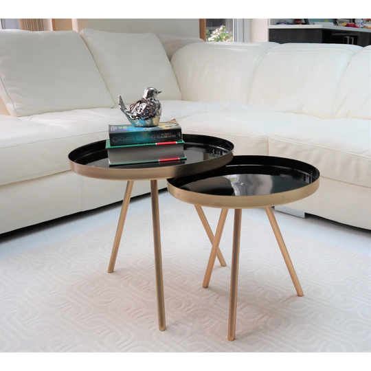 Chaney Side Table with Tray