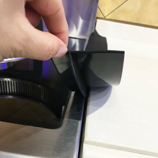2 Pack Silicone Stove Top Lids (Black), 21 Inch Easy Clean To Seal Spills Between Kitchen Counter, Appliances, Stove, Oven, Washing Machine, Washer,