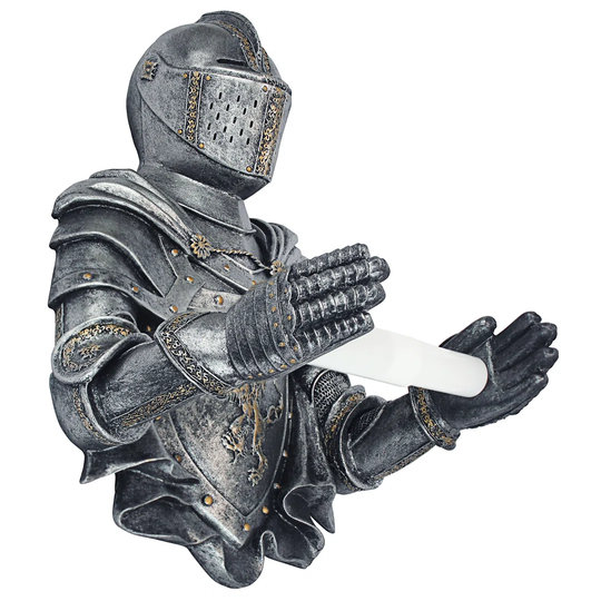Knight Gothic Wall Mounted Toilet Roll Holder