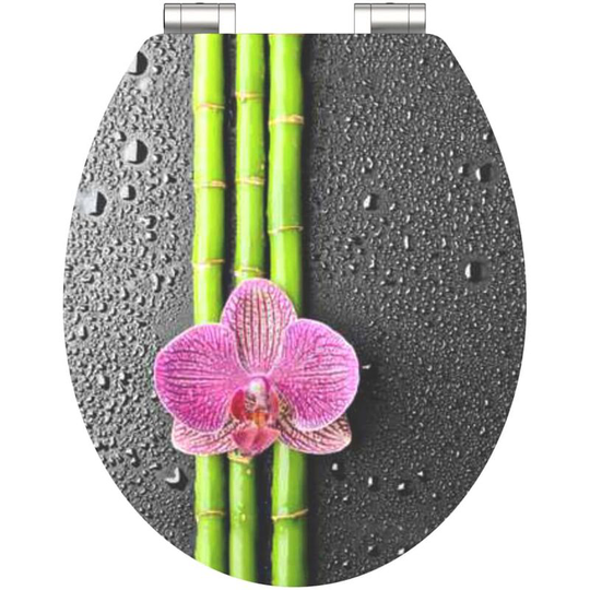 High Gloss Toilet Seat with Soft-Close asia mdf schütte - Multicolour