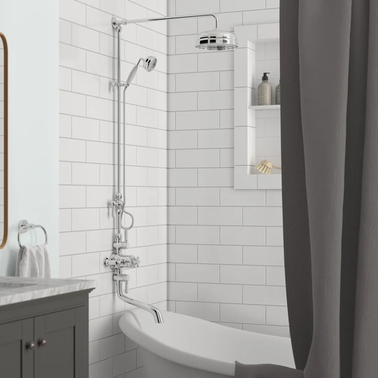 Topaz Thermostatic Shower with Dual Shower Head