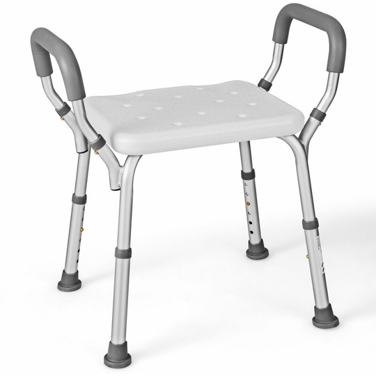 Bath Chair Shower Bench Height Adjustable Shower Seat Bathroom Bathtub Stool