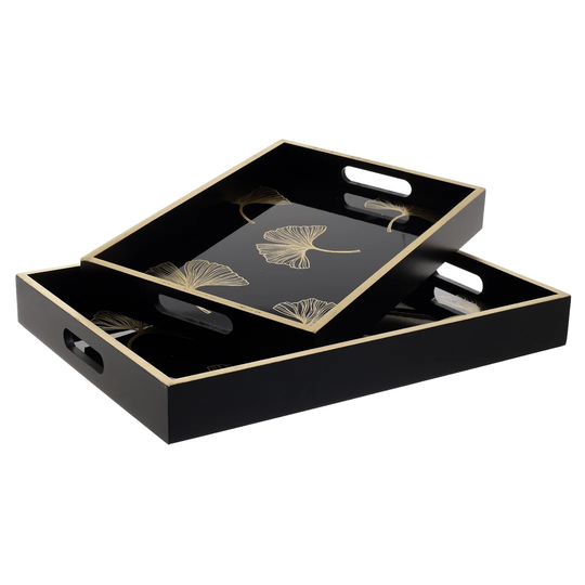Bauman 2 Piece Serving Tray Set