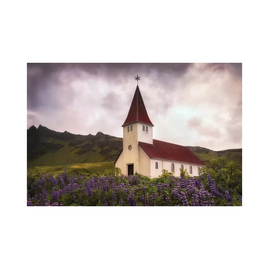 White Church by Danny Head - Wrapped Canvas Art Prints