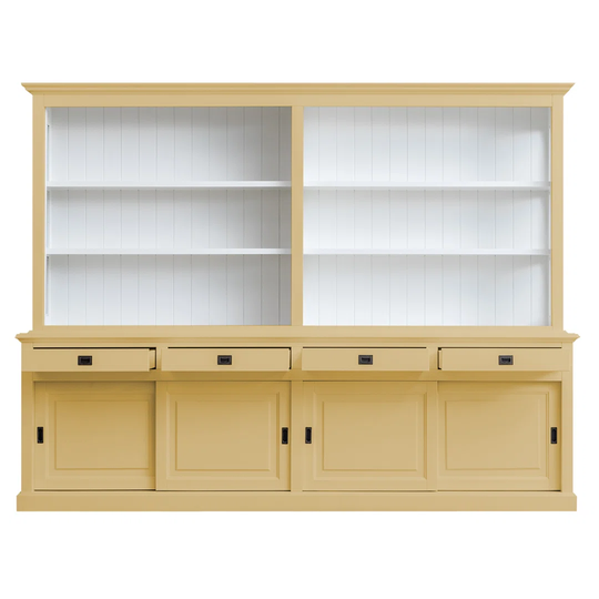 DISPLAY CABINET 4 SLIDING DOORS 4 DRAWERS