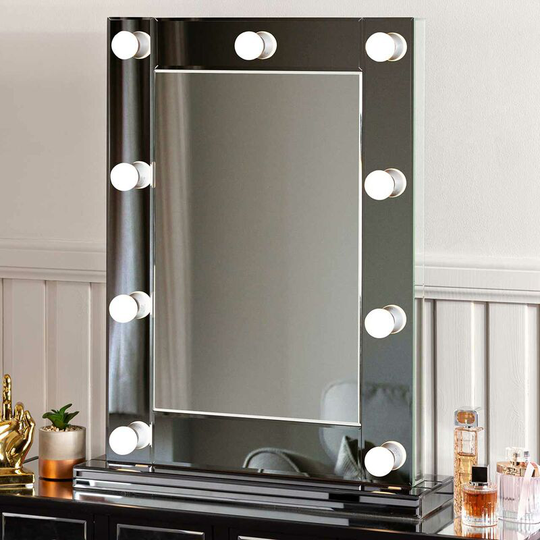 Vanity Living - 60cm Hollywood Vanity Mirror for Bedroom Professional Illuminated Large Cosmetic Mirror