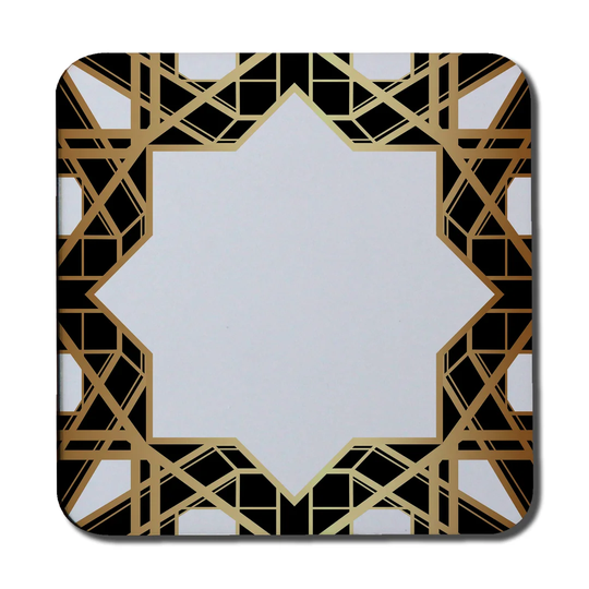 Art Deco Star Border Coaster