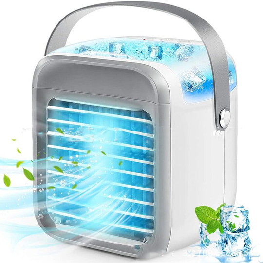 Sunflowergb - Portable air conditioner, mini air cooler, aroma diffuser, fan, humidifier, 3-speed mobile air conditioner