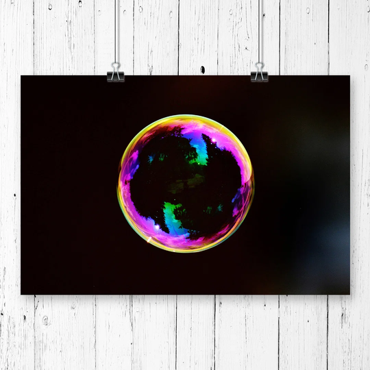 'Abstract Bubble' Graphic Art