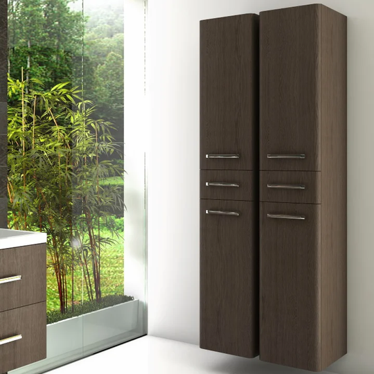 Tuttle 172 x 40cm Wall Mounted Tall Bathroom Cabinet