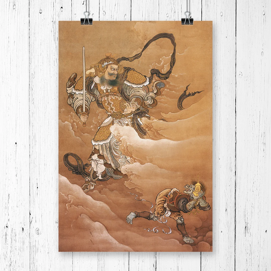 "Kano Japanese Oriental" by Hiroshige Graphic Art