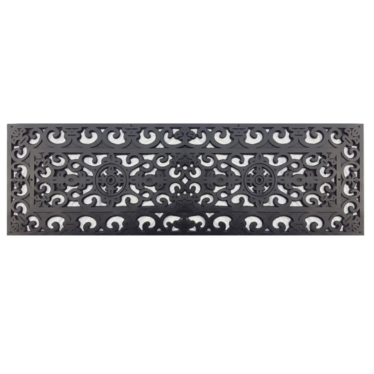 Victorian Wrought Grey Iron Effect Stair Tread