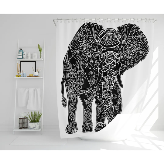 Sighmar Polyester Shower Curtain Set