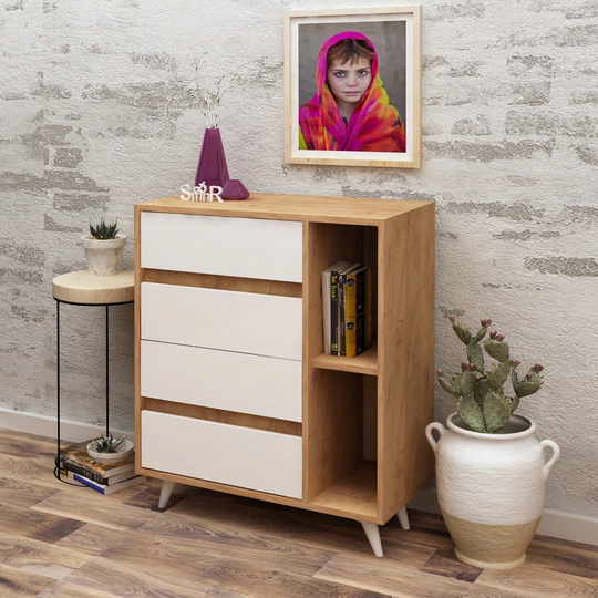 Schiessler 4 - Drawer Accent Chest