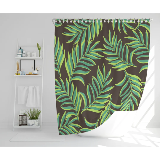 Aarush Polyester Shower Curtain Set
