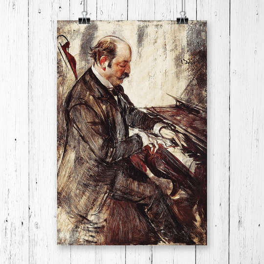 'The Pianist' by Giovanni Boldini Painting Print
