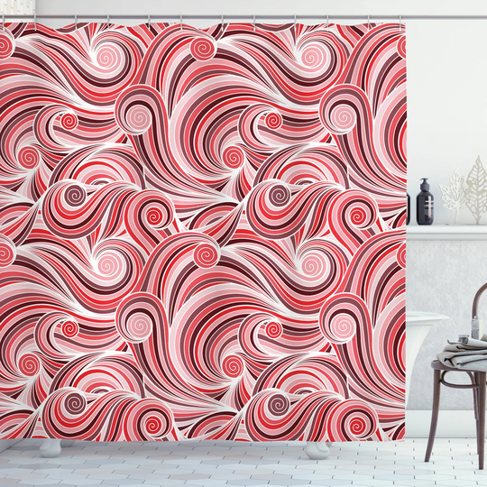 Bictor 13 Piece Polyester Shower Curtain Set