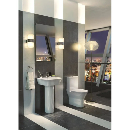 K-Vit Project Round Close Coupled Toilet & Cistern with Soft Close Seat