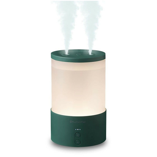 Clipop - Portable Air Humidifiers with Night Light, Cool Mist Humidifier, usb Desktop Plant Humidifier, Whisper Quiet Waterless Auto Shut-Off, Green