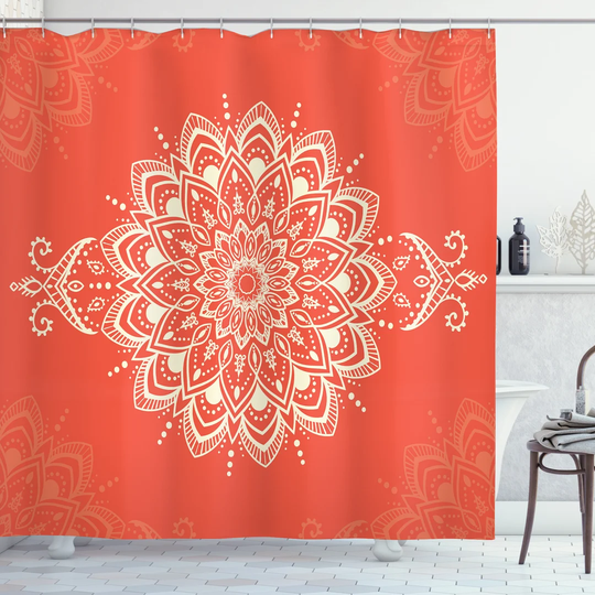 Benje Polyester Shower Curtain Set