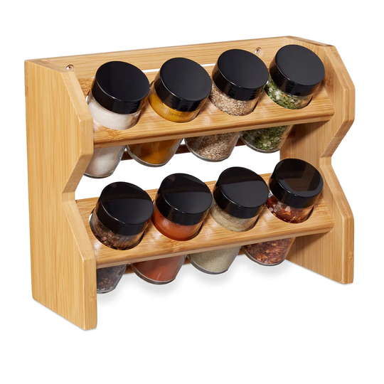 8-Jar Free Standing Spice Rack