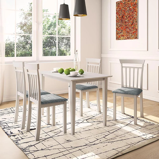 Baumbach Dining Set with 4 Chairs