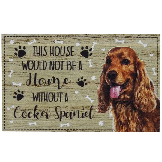 Cocker Spaniel Dumas Decorative Slate