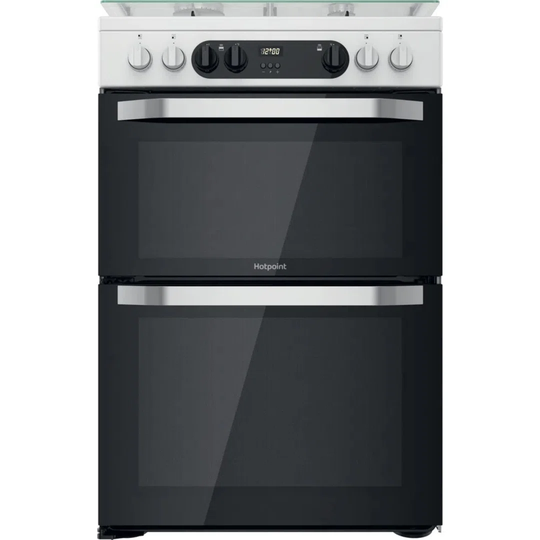 Hotpoint HDM67G9C2CW/UK Dual Fuel Cooker - White