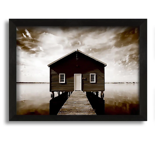 Water House Coco - Picture Frame Graphic Art on Canvas
