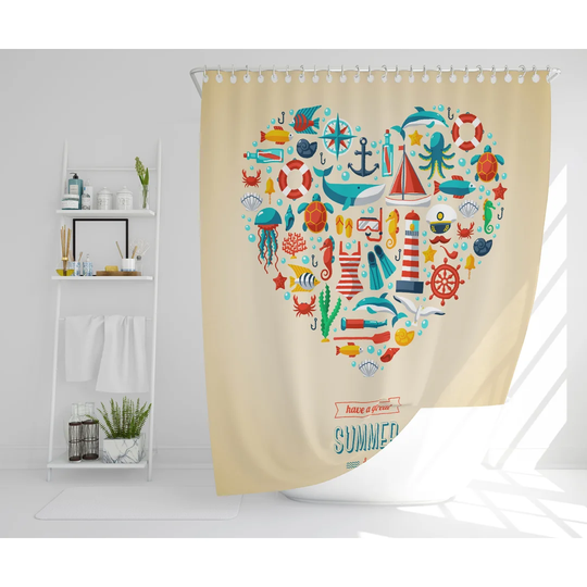 Luca Polyester Shower Curtain