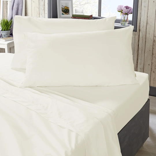 Tomball 180 Thread Count Plain 100% Cotton Pillowcase