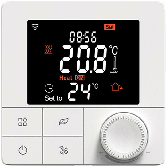 Asupermall - wifi Smart Boiler 3A Thermostat with Application & Voice Control 2.8 Inch lcd Display Intelligent Programmable Thermostat - Boiler 3A