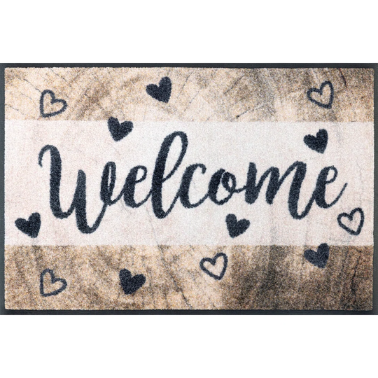 Wooden Welcome Doormat