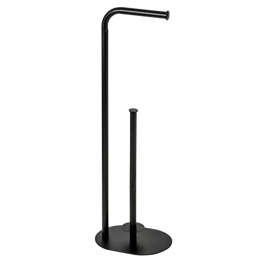 Aspen Free Standing Toilet Roll Holder with Spare Paper Combo