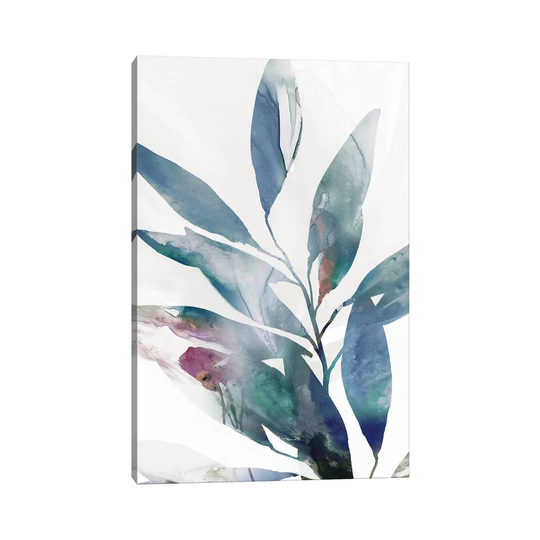 Indigo Sprig II by Isabelle Z - Painting Print on Canvas