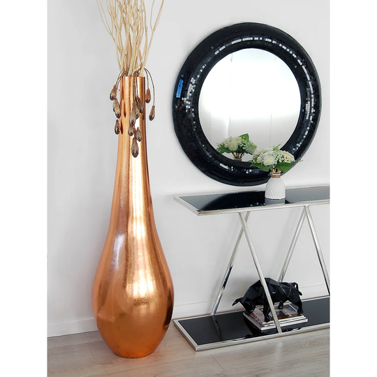 Sasakwa Copper 152Cm Resin Floor Vase