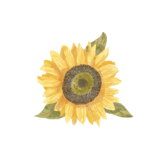 Single Sunflower I by Bannarot - Wrapped Canvas Art Prints