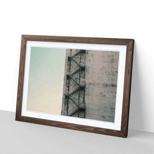 Architecture Stairwell Stairs Framed Photographic Print